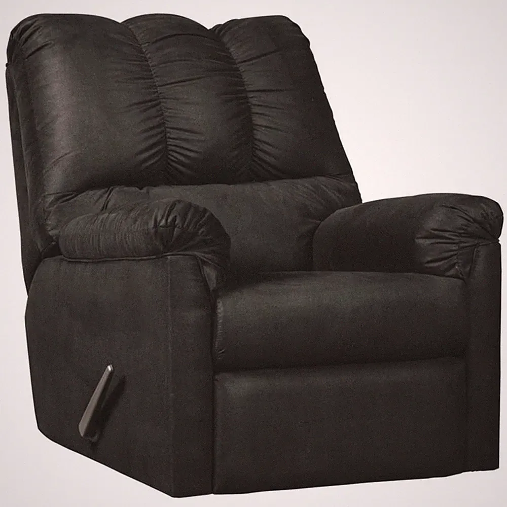 Signature Design by Ashley Darcy Rocker Recliner in Black