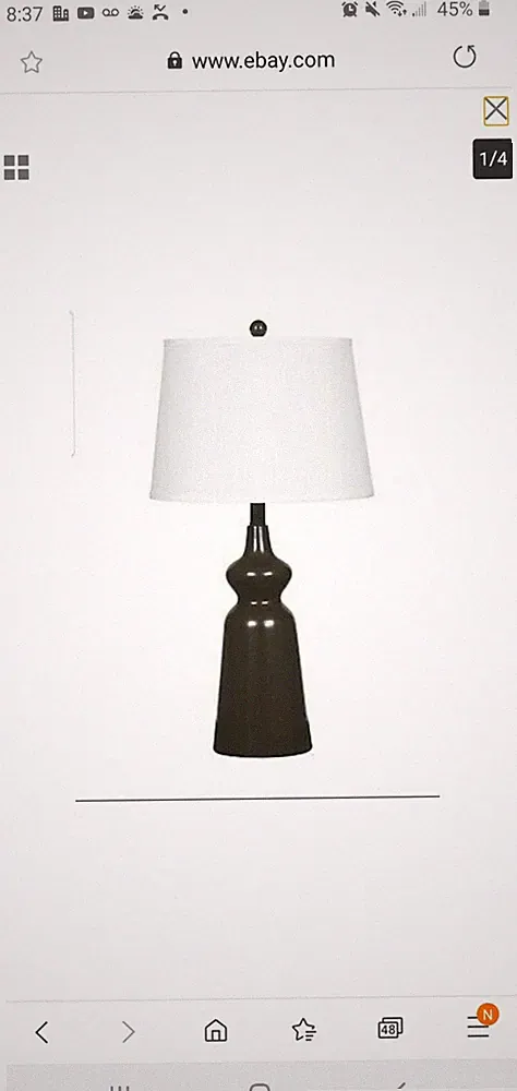Signature Design by Ashley L246084 Set of 2 Lamps with shades, style Olicia NEW