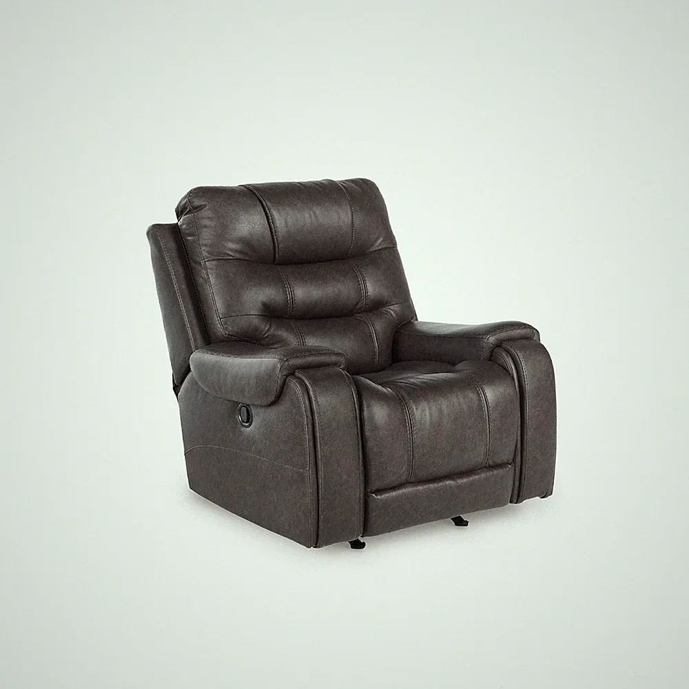 Signature Design by Ashley MakingMoves Gray Rocker Recliner