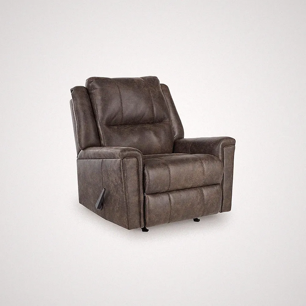 Signature Design by Ashley Relax-Living Brown Rocker Recliner
