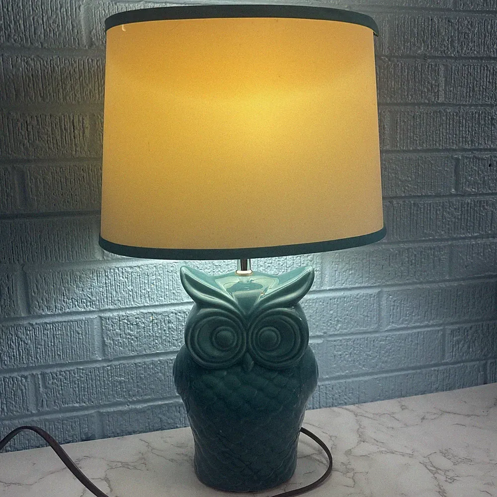 Signature Design by Ashley Sarva Blue Ceramic Table Lamp