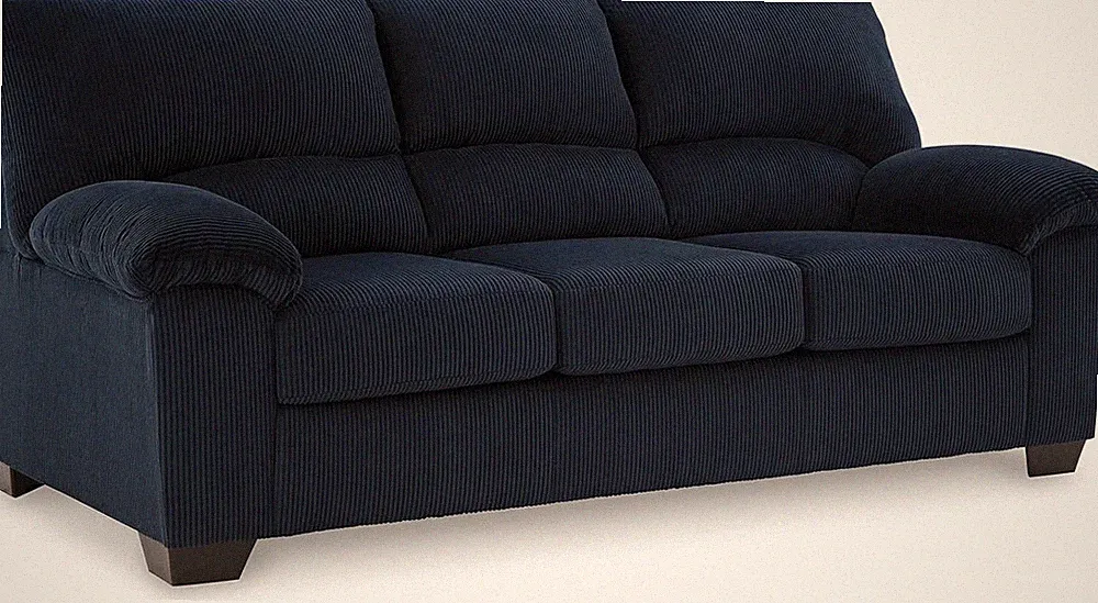 Signature Design by Ashley Simplejoy Contemporary Sofa for Living Room, Blue