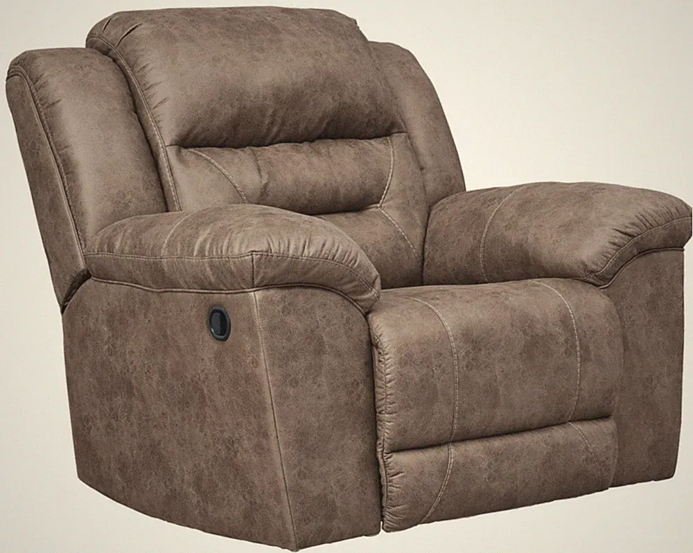 Signature Design by Ashley Stoneland Rocker Recliner in Fossil
