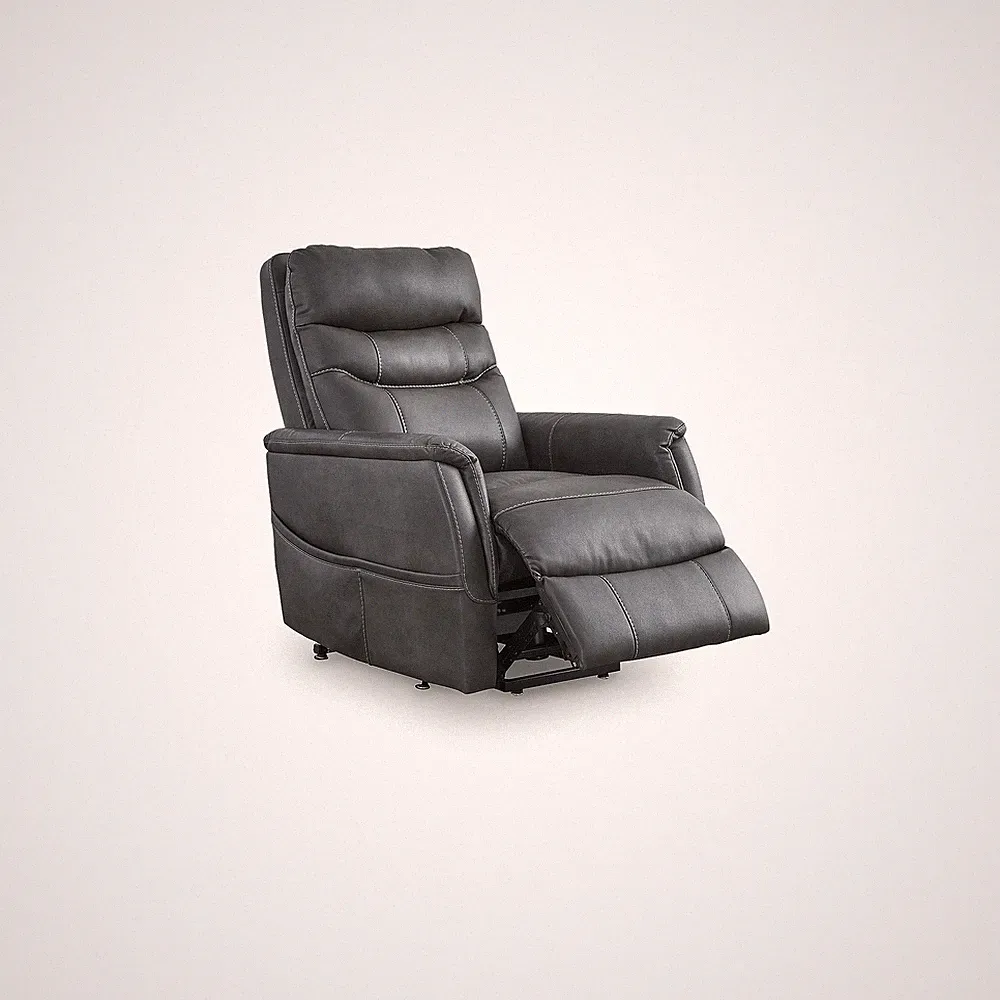 Signature Design by Ashley Strawbill Black Power Lift Recliner