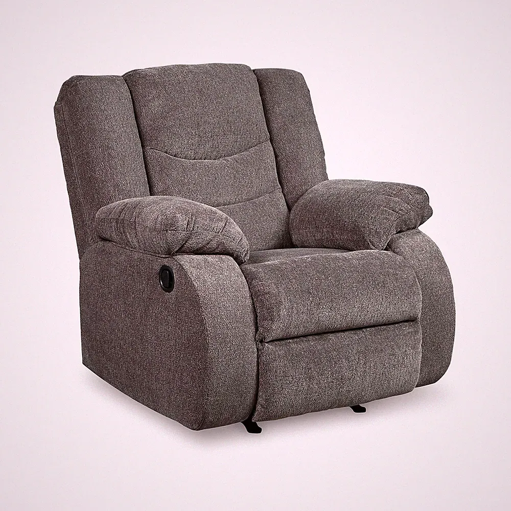 Signature Design by Ashley Tulen Rocker Recliner in Gray